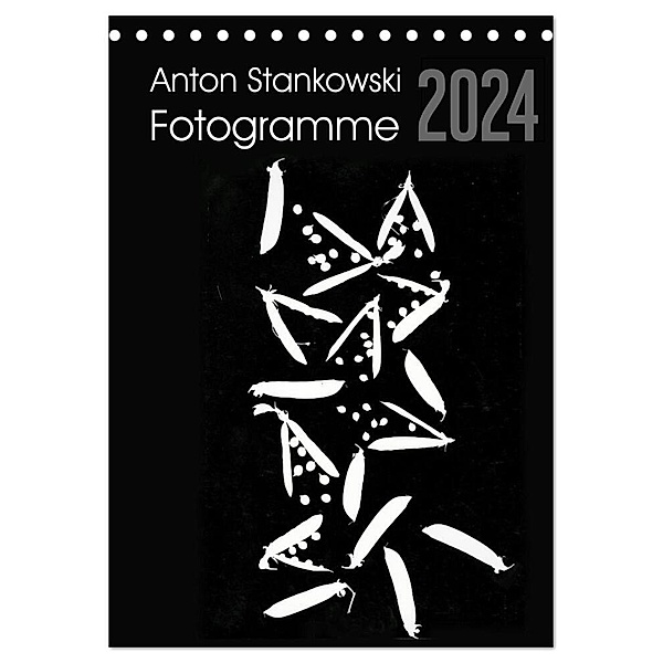 Anton Stankowski Fotogramme (Tischkalender 2024 DIN A5 hoch), CALVENDO Monatskalender, Anton Stankowski