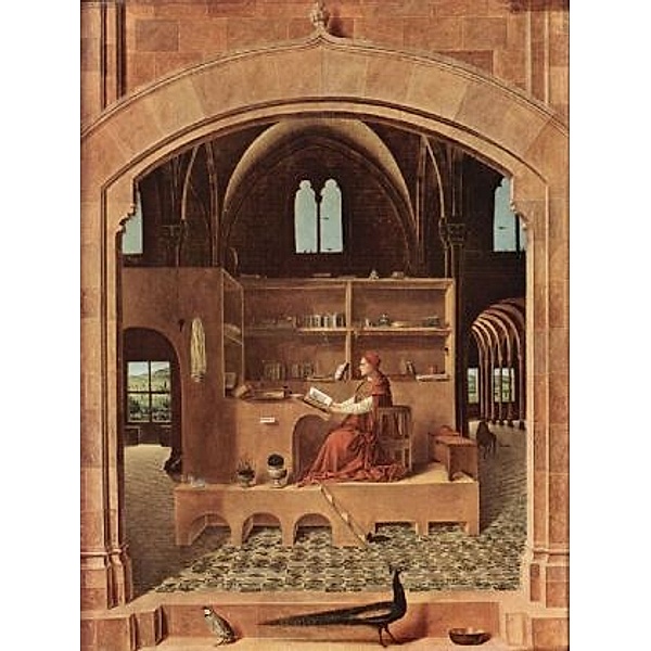 Antonello da Messina - Hl. Hieronymus im Gehäus - 1.000 Teile (Puzzle)