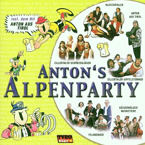 Anton's Alpenparty, Diverse Interpreten