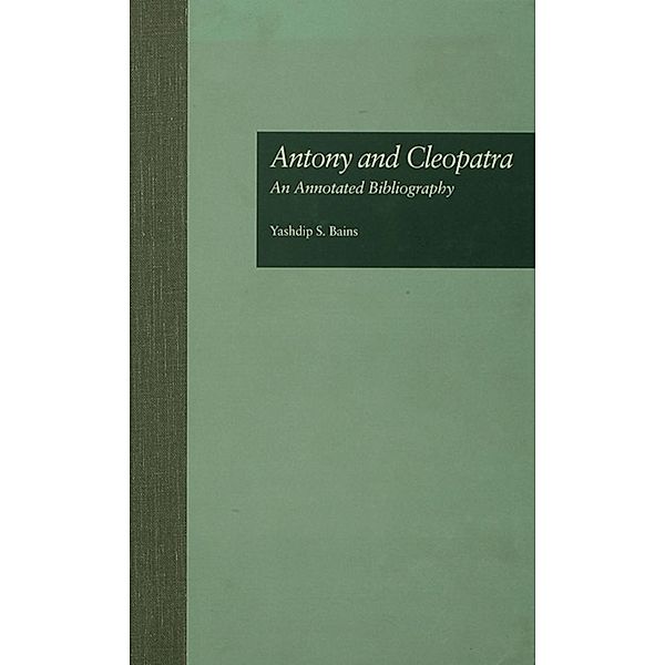 Antony and Cleopatra, Yashdip S. Bains