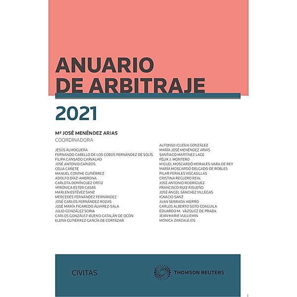Anuario de Arbitraje 2021 / Estudios y Comentarios de Civitas, Mª José Menéndez Arias