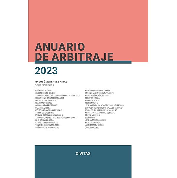 Anuario de Arbitraje 2023 / Estudios y Comentarios de Civitas, Mª José Menéndez Arias