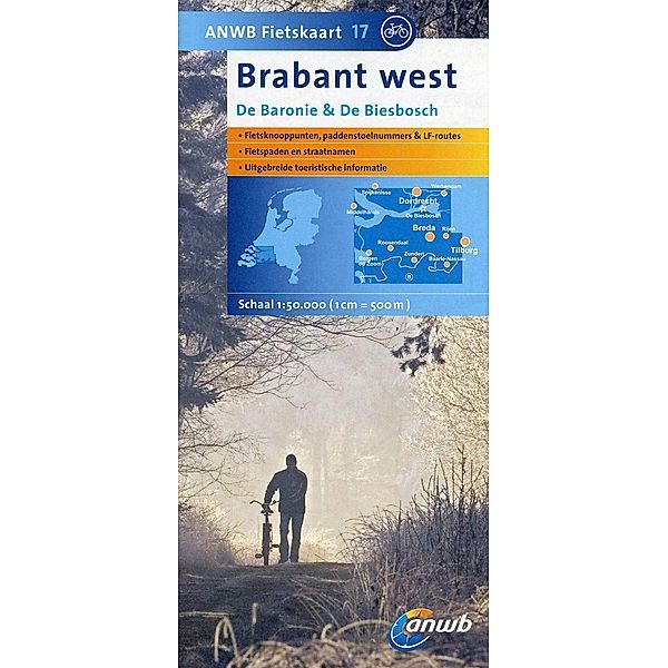 ANWB Fietskaart Brabant west