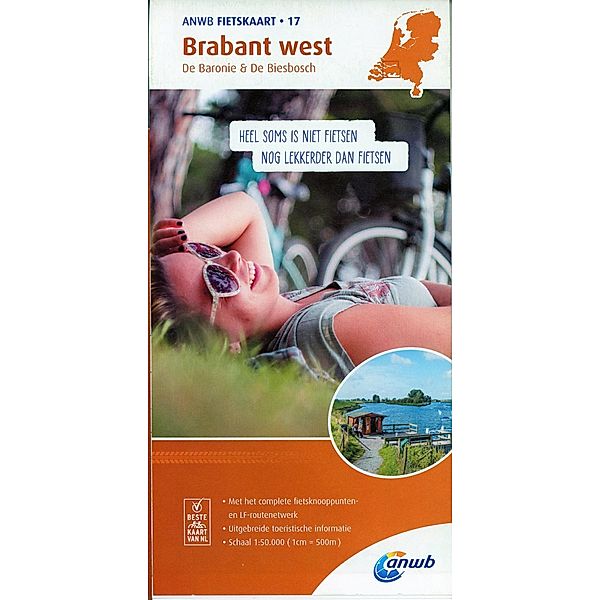 ANWB Fietskaart Brabant west