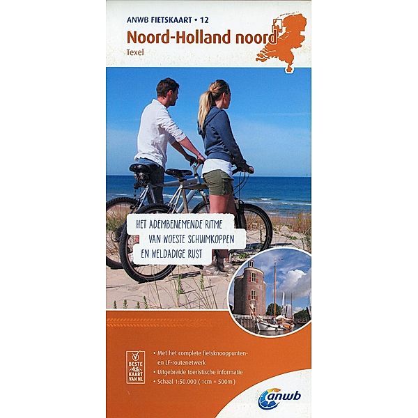 ANWB Fietskaart Noord Holland noord