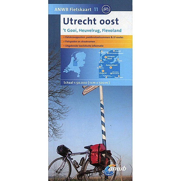 ANWB Fietskaart Utrecht oost