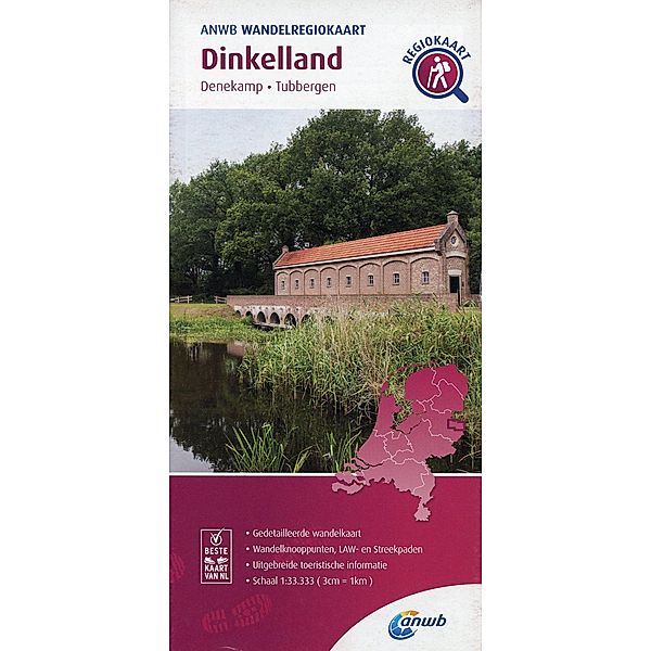 ANWB Wandelkaarten Nederland / Dinkelland (Denekamp/Tubbergen); .