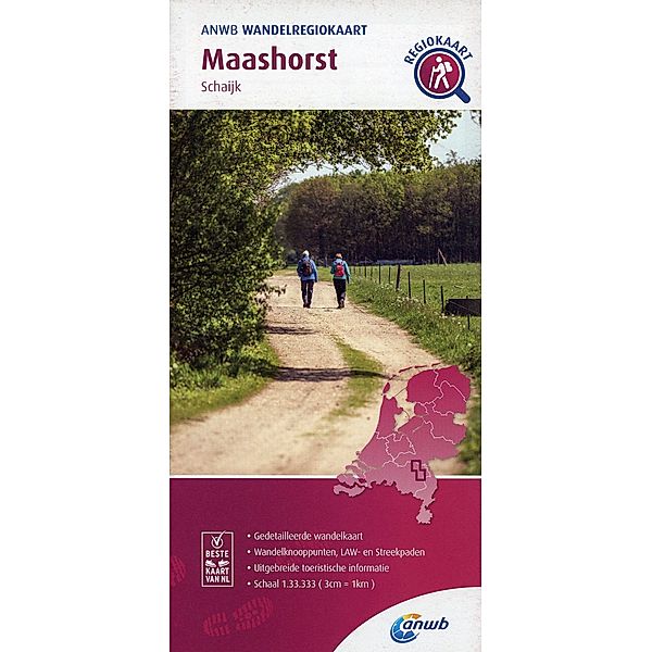 ANWB Wandelkaarten Nederland / Maashorst (Schaijk); .