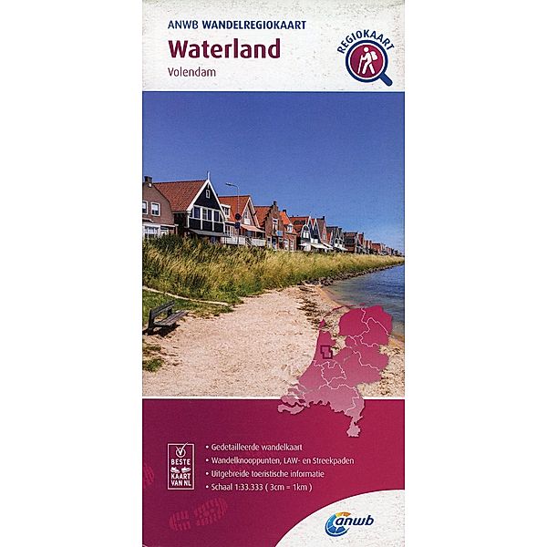 ANWB Wandelkaarten Nederland / Waterland  (Volendam); .