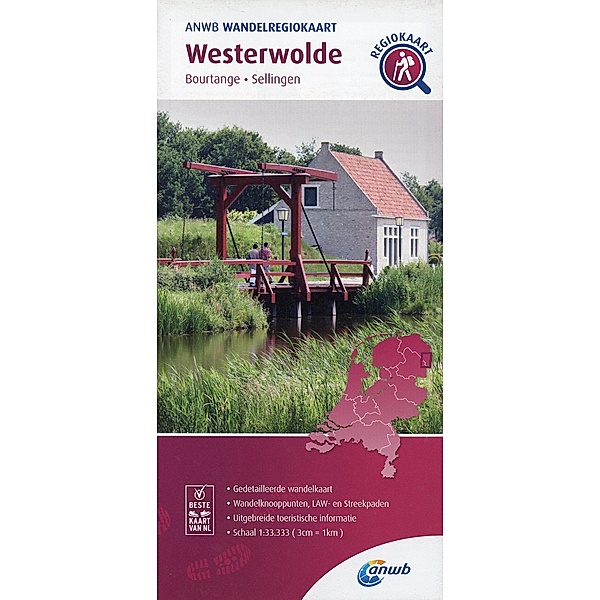 ANWB Wandelkaarten Nederland / Westerwolde   (Bourtange / Sellingen); .