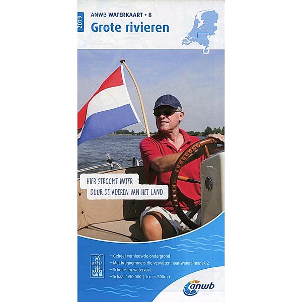 ANWB Waterkaart Grote Rivieren