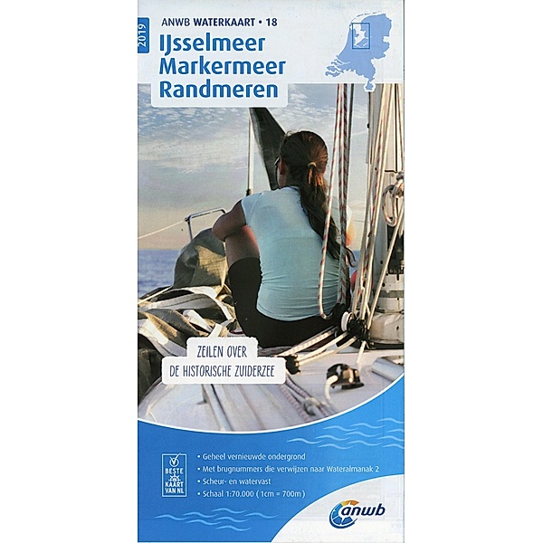 ANWB Waterkaart Ijsselmeer-Markermeer/Ramsmeren