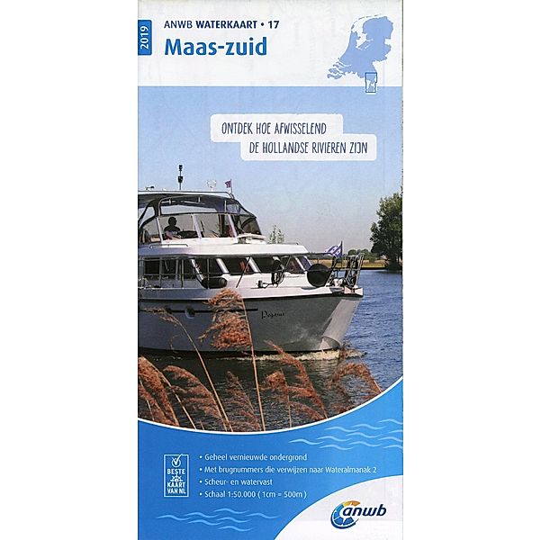 ANWB Waterkaart Maas-Zuid