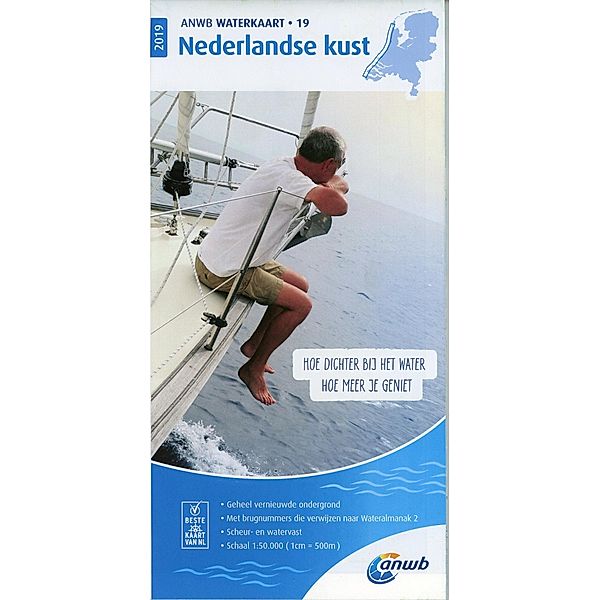 ANWB Waterkaart Nederlandse Kust