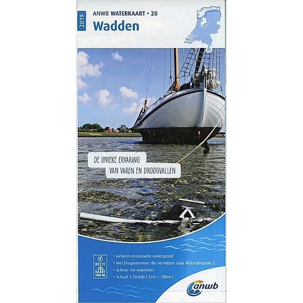 ANWB Waterkaart Wadden