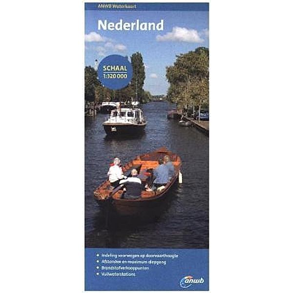 ANWB Waterkaart Wasserkarte Niederlande - Nederland