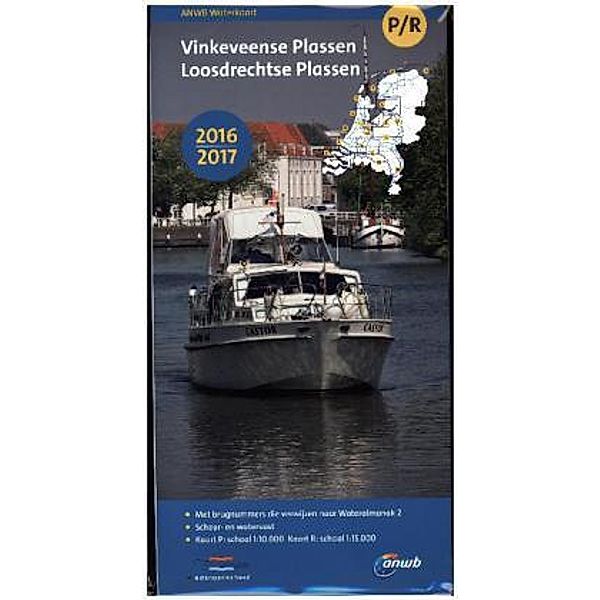ANWB Waterkaart Wasserkarte P/R Vinkeveense en Loosdrechtse Plassen 2016-2017