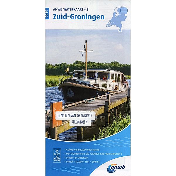 ANWB Waterkaart Zuid-Groningen