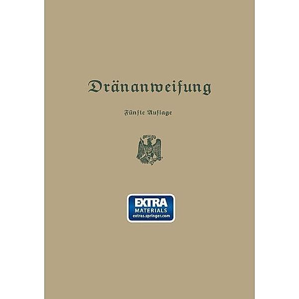 Anweisung für die Planung, Ausführung und Unterhaltung von Dränanlagen