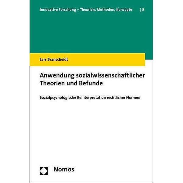 Anwendung sozialwissenschaftlicher Theorien und Befunde, Lars Branscheidt