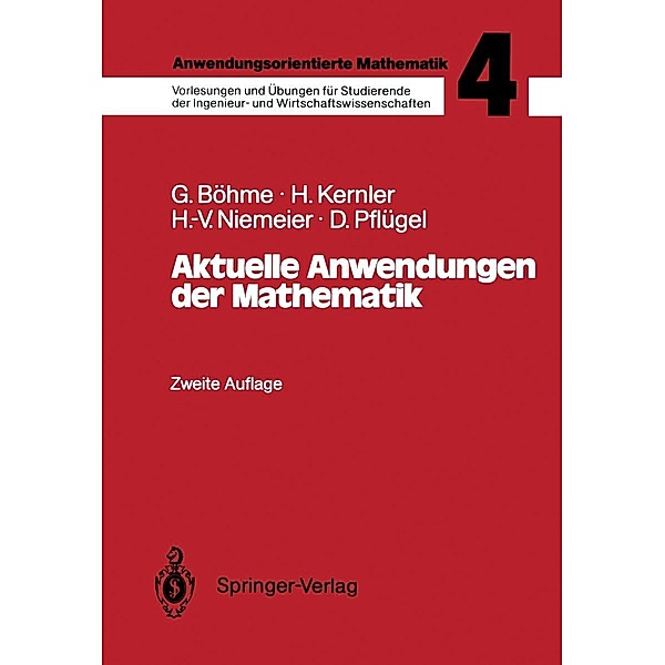 Anwendungsorientierte Mathematik, Gert Böhme, Helmut Kernler, Hans-Volker Niemeier, Dieter Pflügel