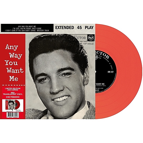 Any Way You Want Me (South Africa), Elvis Presley