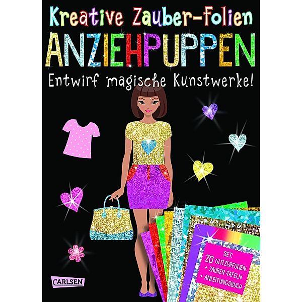 Anziehpuppen: Set mit 10 Zaubertafeln, 20 Folien und Anleitungsbuch / Kreative Zauber-Folien Bd.3, Anton Poitier