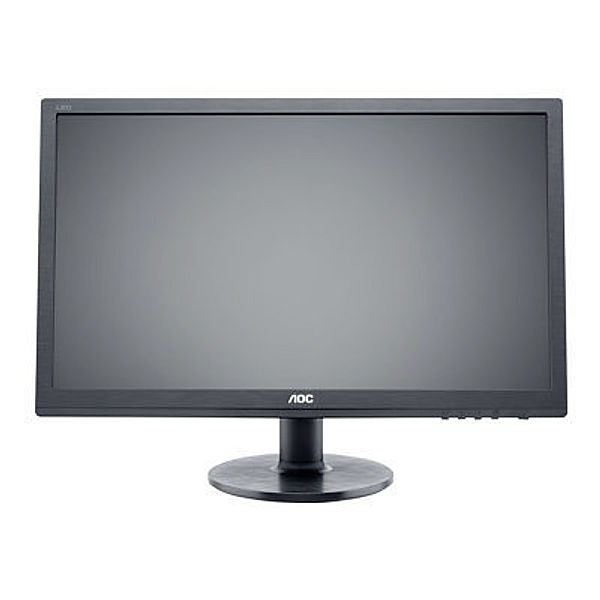 AOC E2460SH 60,96cm 24Zoll W TFT WLED 16:9 1.920x1.080 D-Sub DVI-D HDMI 1x2W 20Mio:1 250cd 1ms VESA schwarz