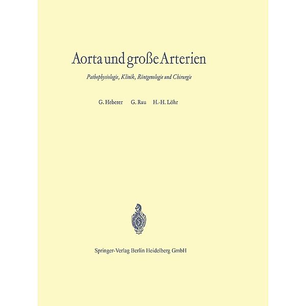 Aorta und große Arterien, Georg Heberer, G. Rau, H. -H. Löhr