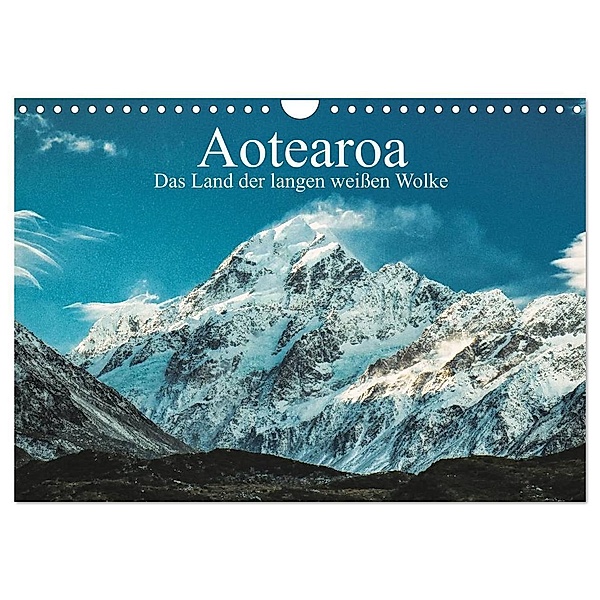 Aotearoa - Das Land der langen weissen Wolke (Wandkalender 2024 DIN A4 quer), CALVENDO Monatskalender, Sebastian Warneke