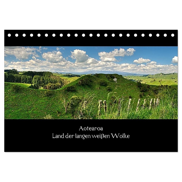 Aotearoa - Land der langen weißen Wolke (Tischkalender 2024 DIN A5 quer), CALVENDO Monatskalender, Wolfram Plettscher