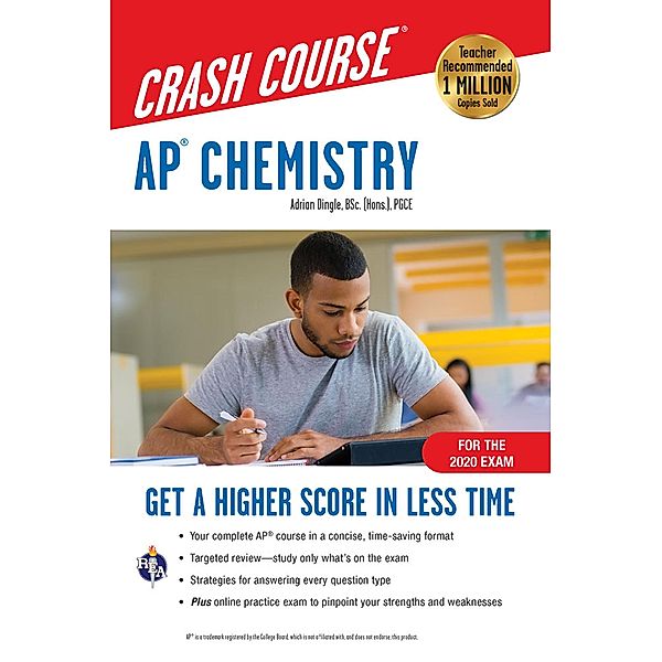 AP® Chemistry Crash Course, Book + Online / Advanced Placement (AP) Crash Course, Adrian Dingle