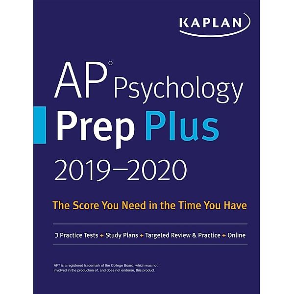 AP Psychology Prep Plus 2019-2020, Kaplan Test Prep