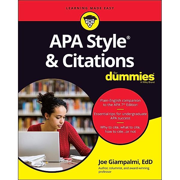 APA Style & Citations For Dummies, Joe Giampalmi