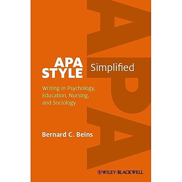 APA Style Simplified, Bernard C. Beins