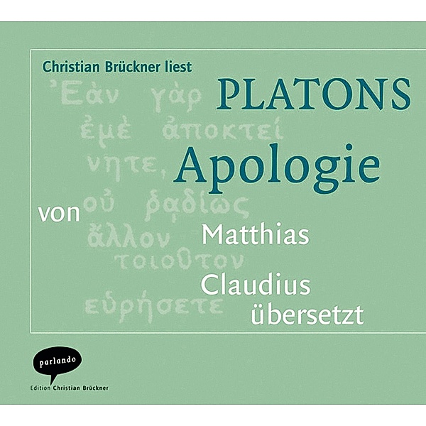 Apologie, 1 Audio-CD, Platon