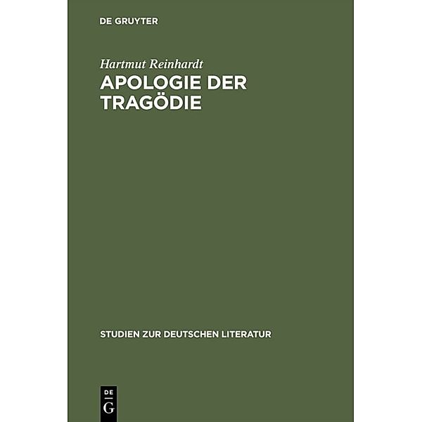 Apologie der Tragödie, Hartmut Reinhardt