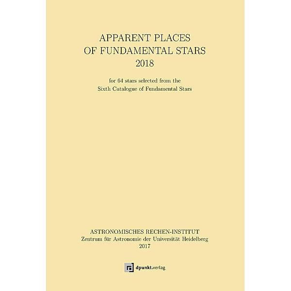 Apparent Places of Fundamental Stars (APFS) 2018