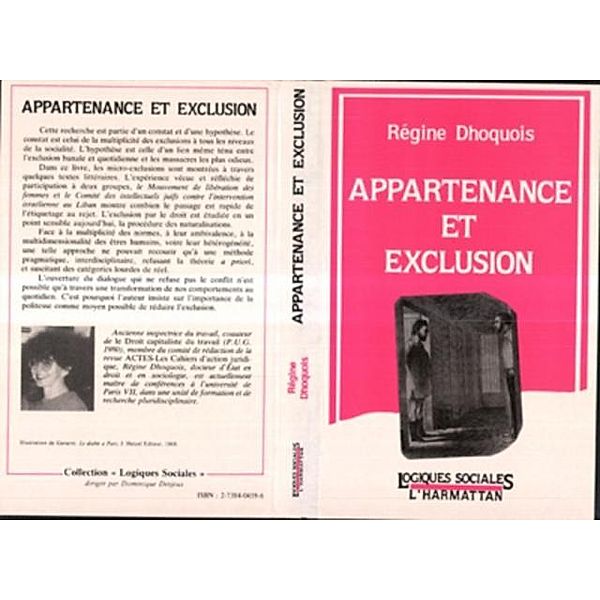 Appartenance et exclusion, Regine Dhoquois-Cohen