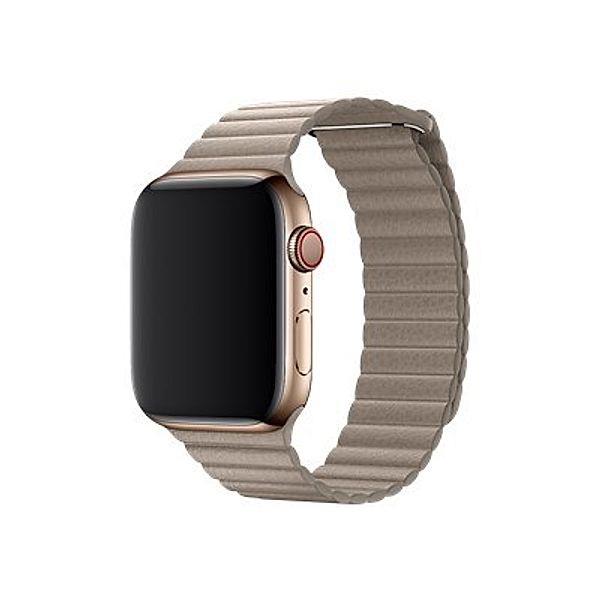 APPLE 44mm Stone Leather Loop - Medium