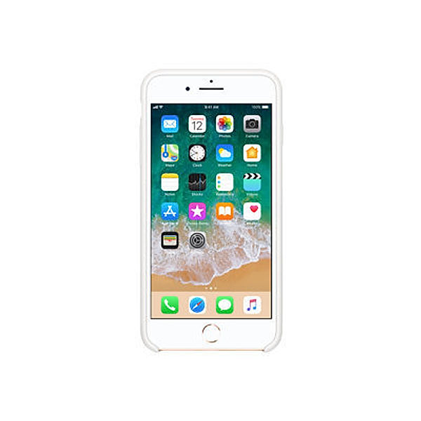 APPLE iPhone 8 Plus / 7 Plus Silikon Tasche - Weiss