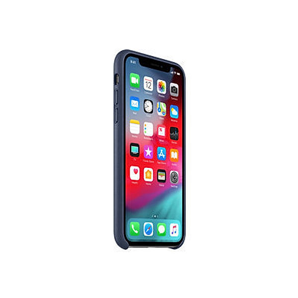 APPLE iPhone XS Leather Case - Midnight Blue