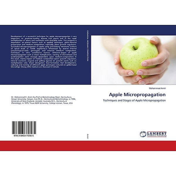 APPLE MICROPROPAGATION, Mohammad Amiri