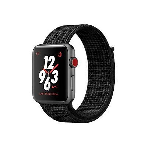 APPLE Watch Nike+ 42mm Aluminium Grey Cellular Nike Sport Loop Pure Platinum/Black