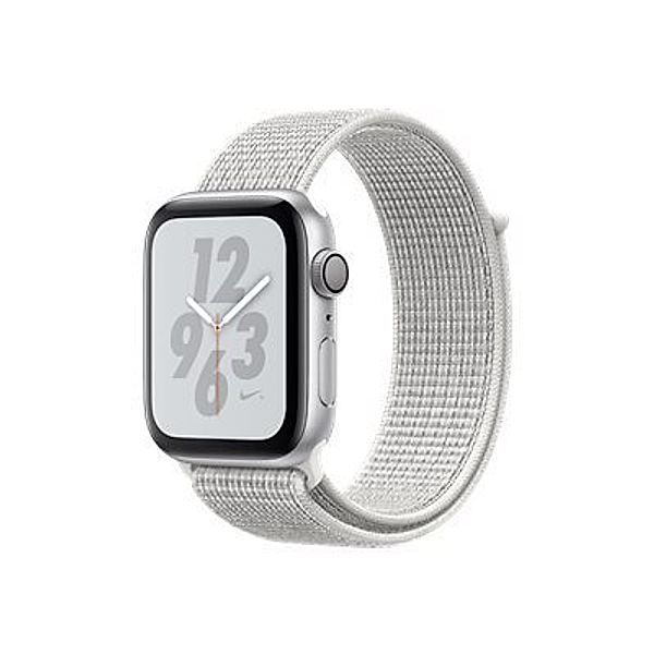 APPLE Watch Nike+ Series 4 Cellular 44mm Silver Aluminium Case with Summit White Nike Sport Loop