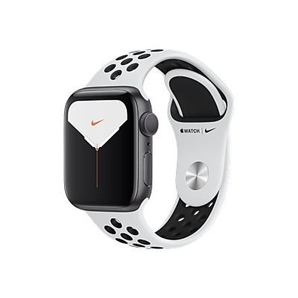 APPLE Watch Nike Series 5 GPS 40mm Silver Aluminium Case with Pure Platinum Black Nike Sport Band