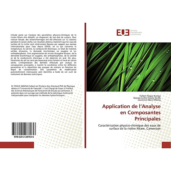 Application de l'Analyse en Composantes Principales, Fulbert Togue Kamga, George-Luther Kuate Ouafo, Lawrence Oben Mbeng