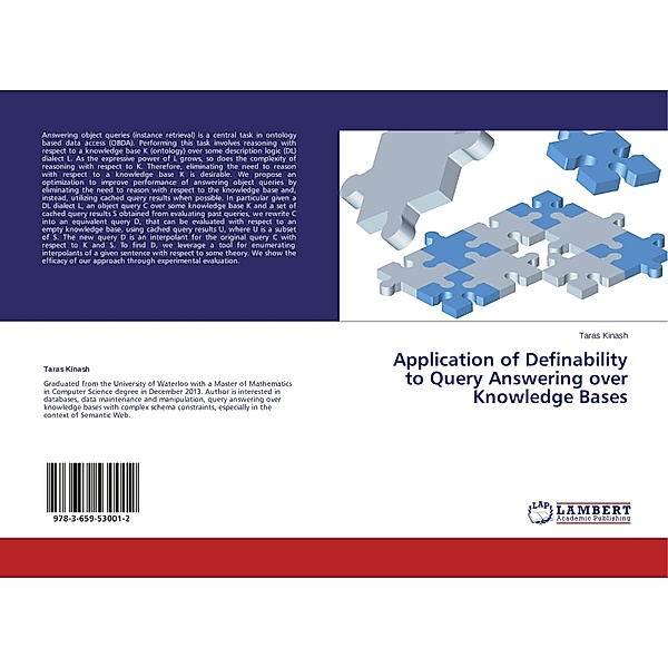 Application of Definability to Query Answering over Knowledge Bases, Taras Kinash
