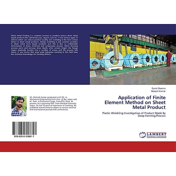 Application of Finite Element Method on Sheet Metal Product, Sumit Sharma, Mukesh Kumar