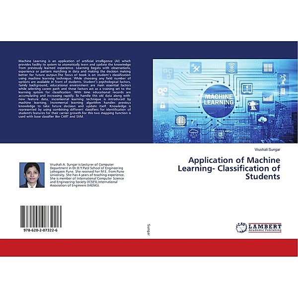 Application of Machine Learning- Classification of Students, Vrushali Sungar